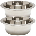 Jeffers Heavy Weight Stainless Steel Pet Bowls – Durable Pet Food & Water Dish, Chew-Resistant, Dishwasher Safe