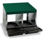 Multi-Compartment Poultry Laying Nesting Boxes with Easy-Clean Plastic Floors