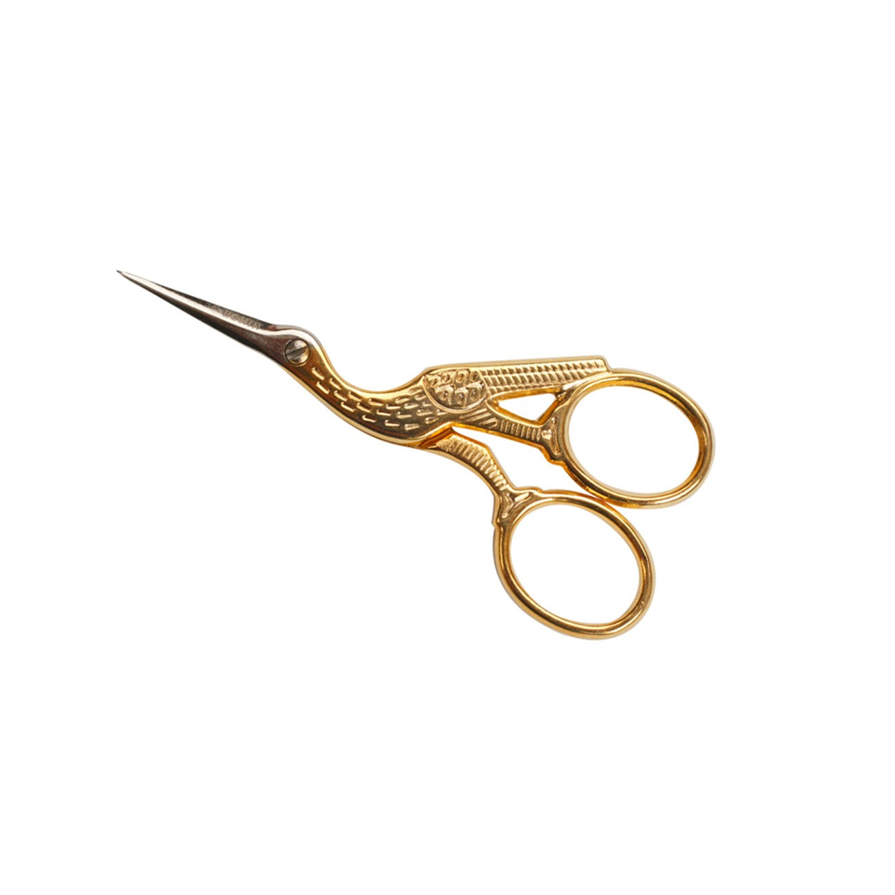 Stork Scissor 4in Gilded