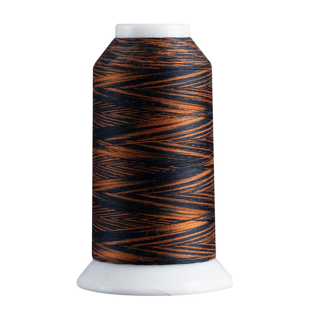 Superior Spirit 40wt Polyester 1650yd Variegated Thread Rust Black
