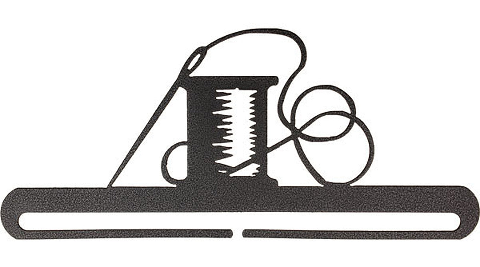 12in Needle & Thread Split Bottom Hanger Charcoal