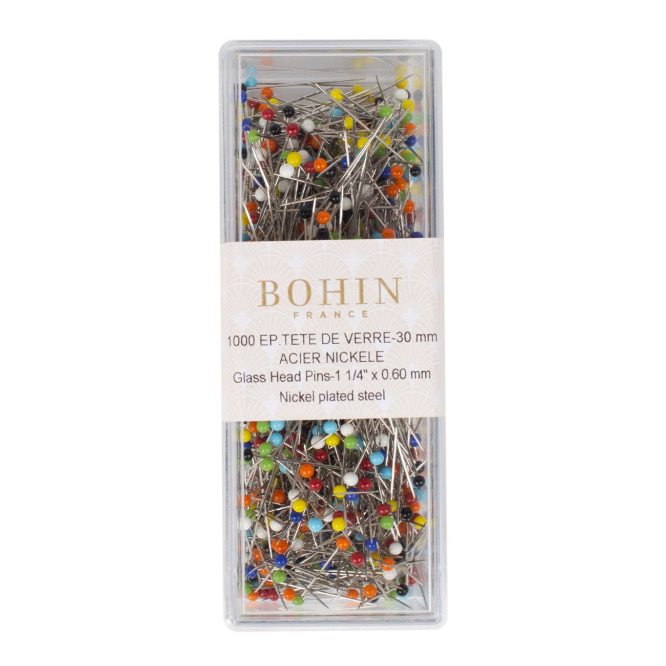 Quilting Glass Head Pin Size 20 - 1 1/4in 1000ct
