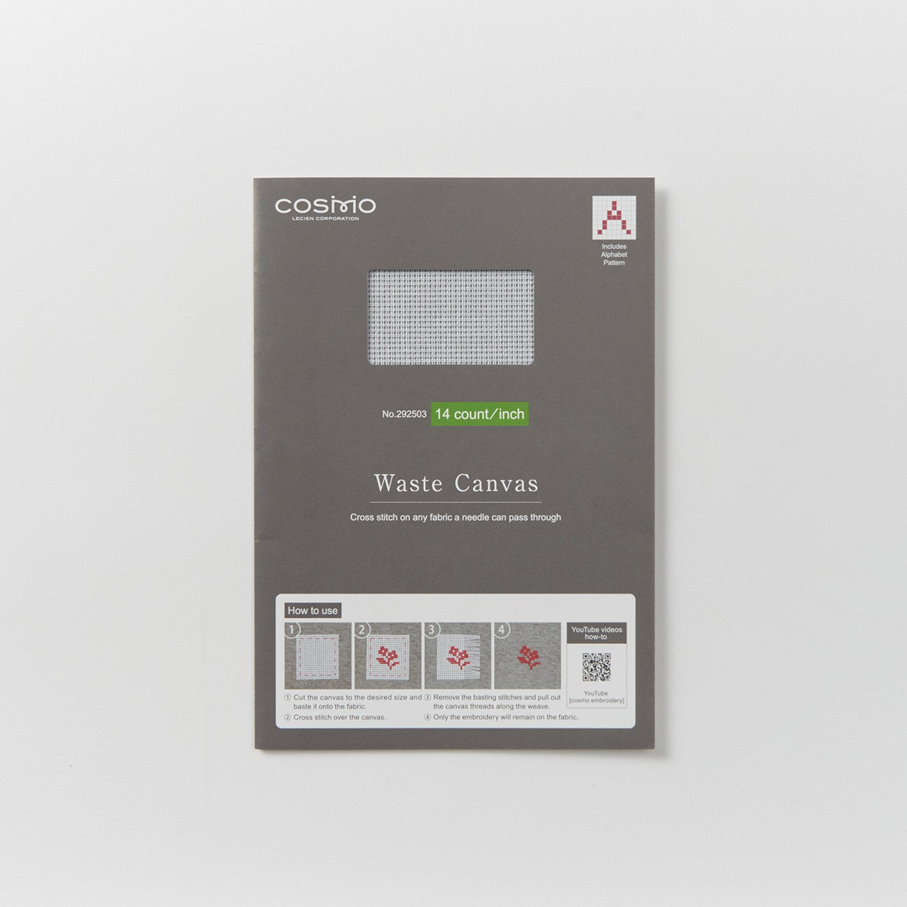 Cross Stitch Waste Canvas 14 count 9.84in x 7.09in