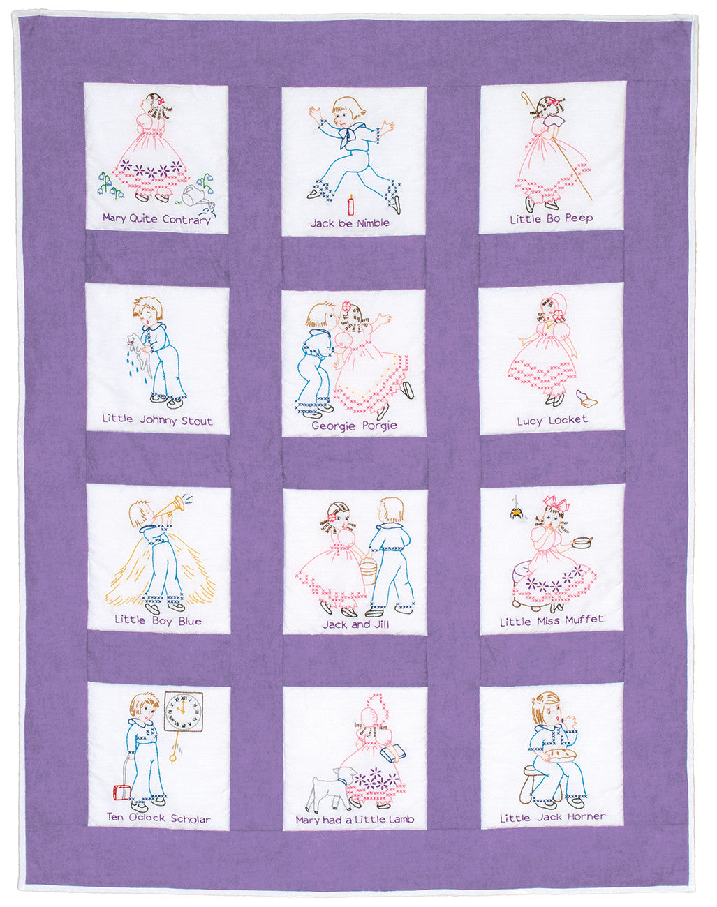 Nursery Rhymes Nursery Quilt Blocks