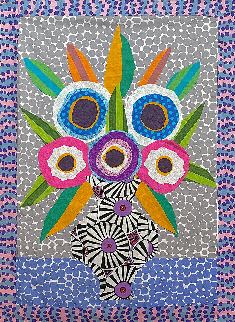 Kaffe Flower Tea Towel