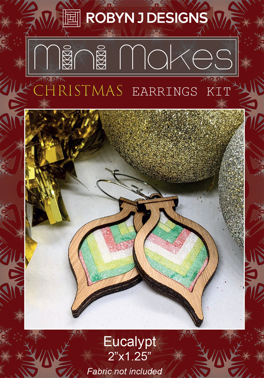 Christmas Bauble Earring Eucalypt