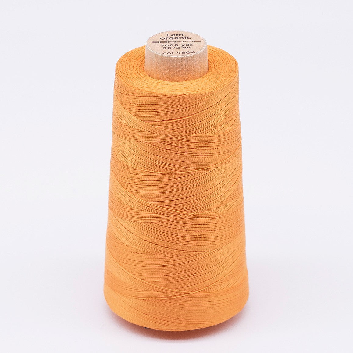 Scanfil Organic Cotton Thread 30wt Solid 3,000yd Blazing Orange