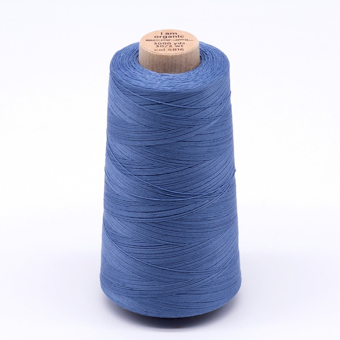 Scanfil Organic Cotton Thread 30wt Solid 3,000yd Blue Shadow