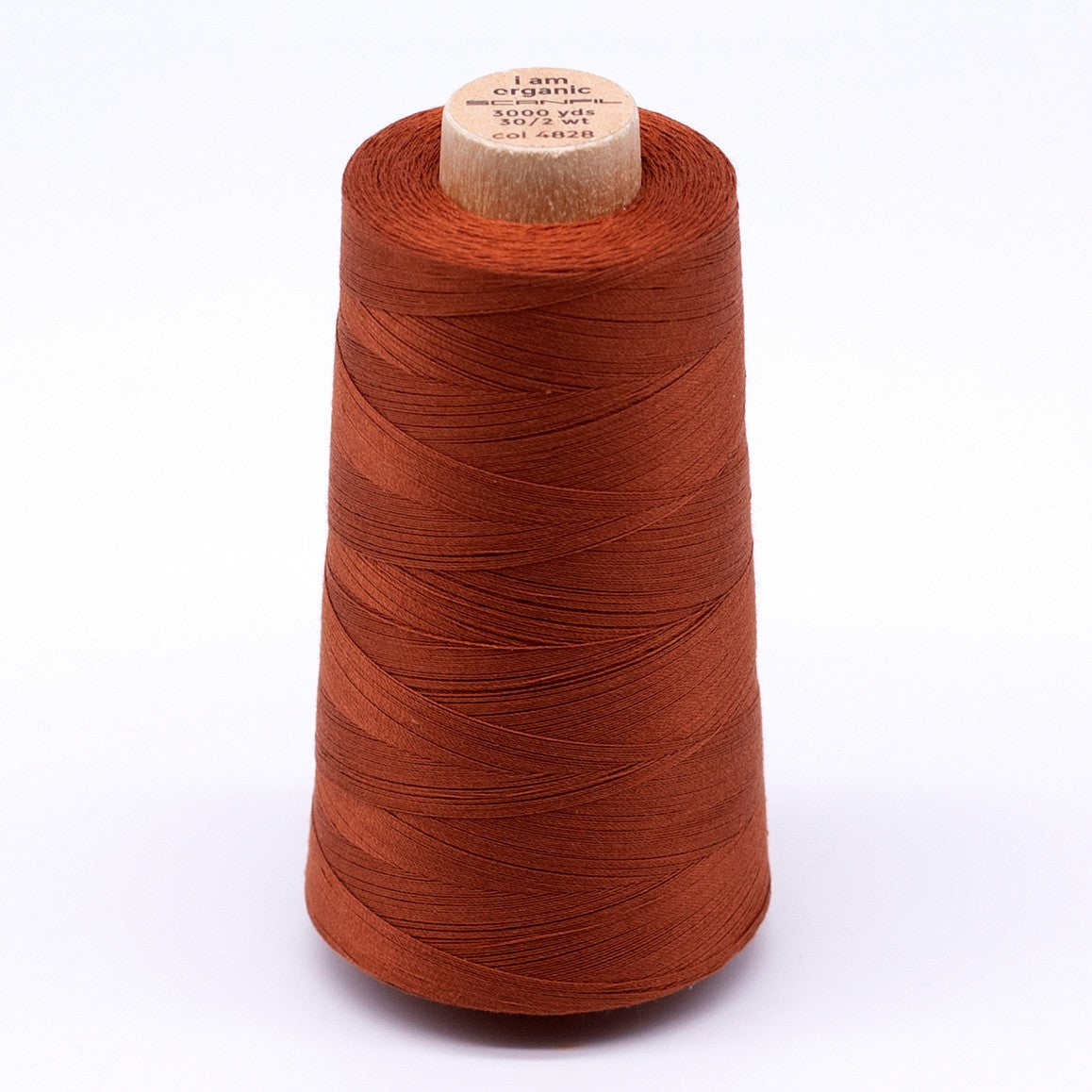 Scanfil Organic Cotton Thread 30wt Solid 3,000yd Baked Clay