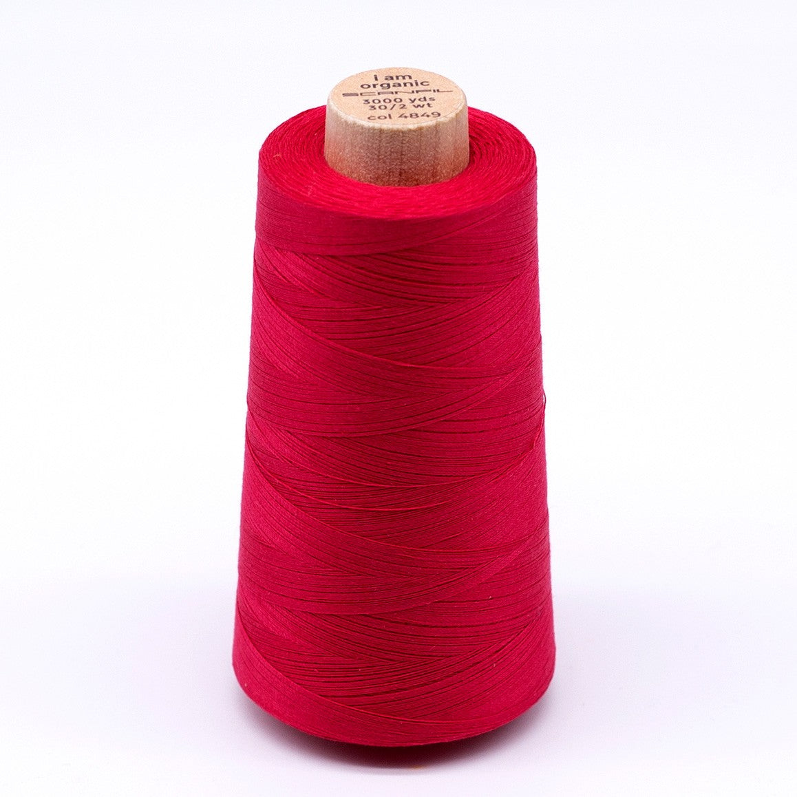 Scanfil Organic Cotton Thread 30wt Solid 3,000yd Watermelon