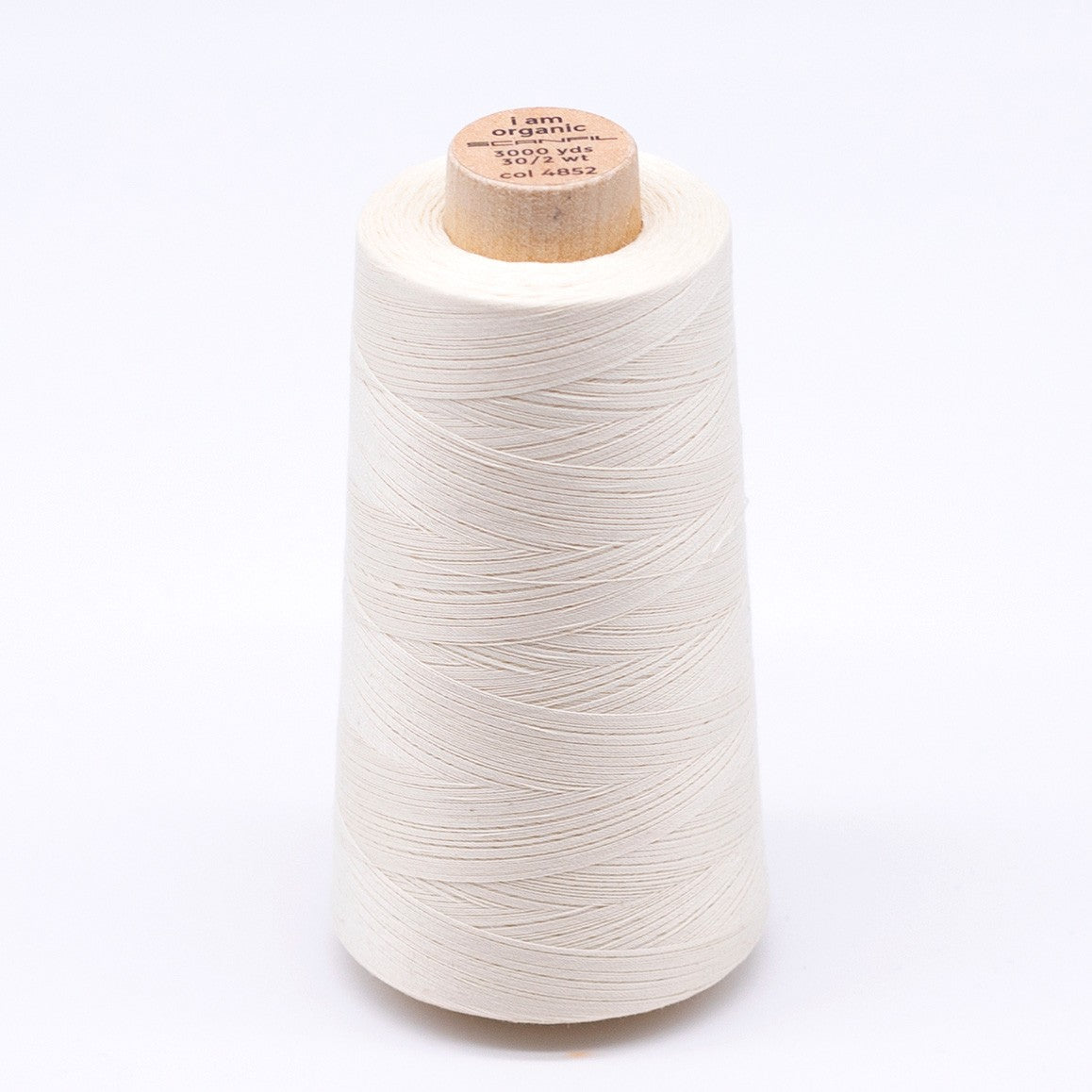 Scanfil Organic Cotton Thread 30wt Solid 3,000yd Solitary Star