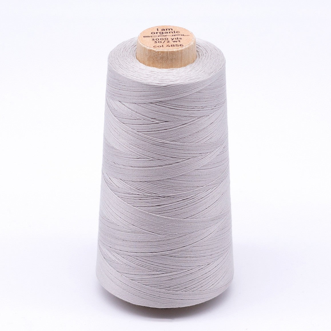 Scanfil Organic Cotton Thread 30wt Solid 3,000yd Silver Cloud