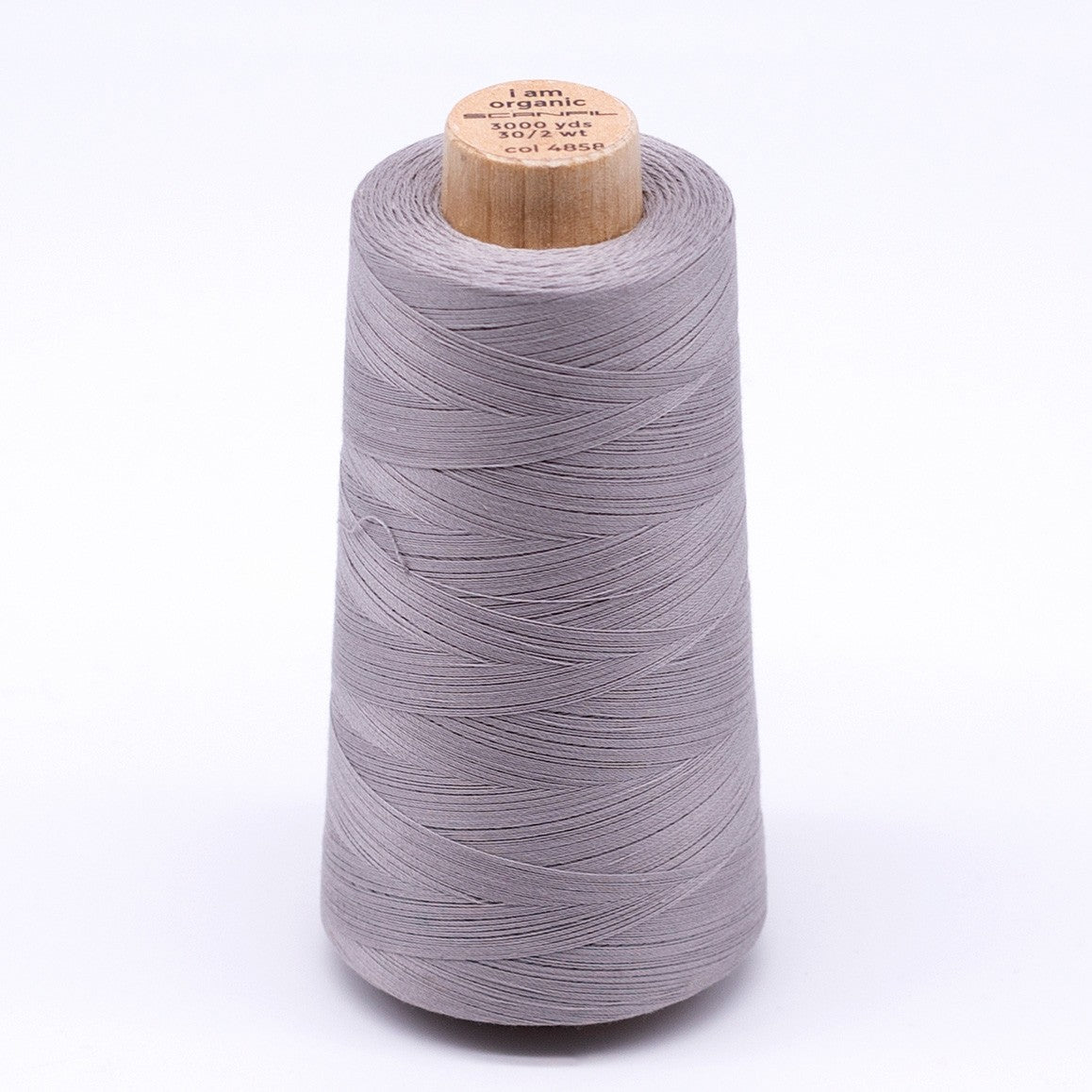 Scanfil Organic Cotton Thread 30wt Solid 3,000yd Dove