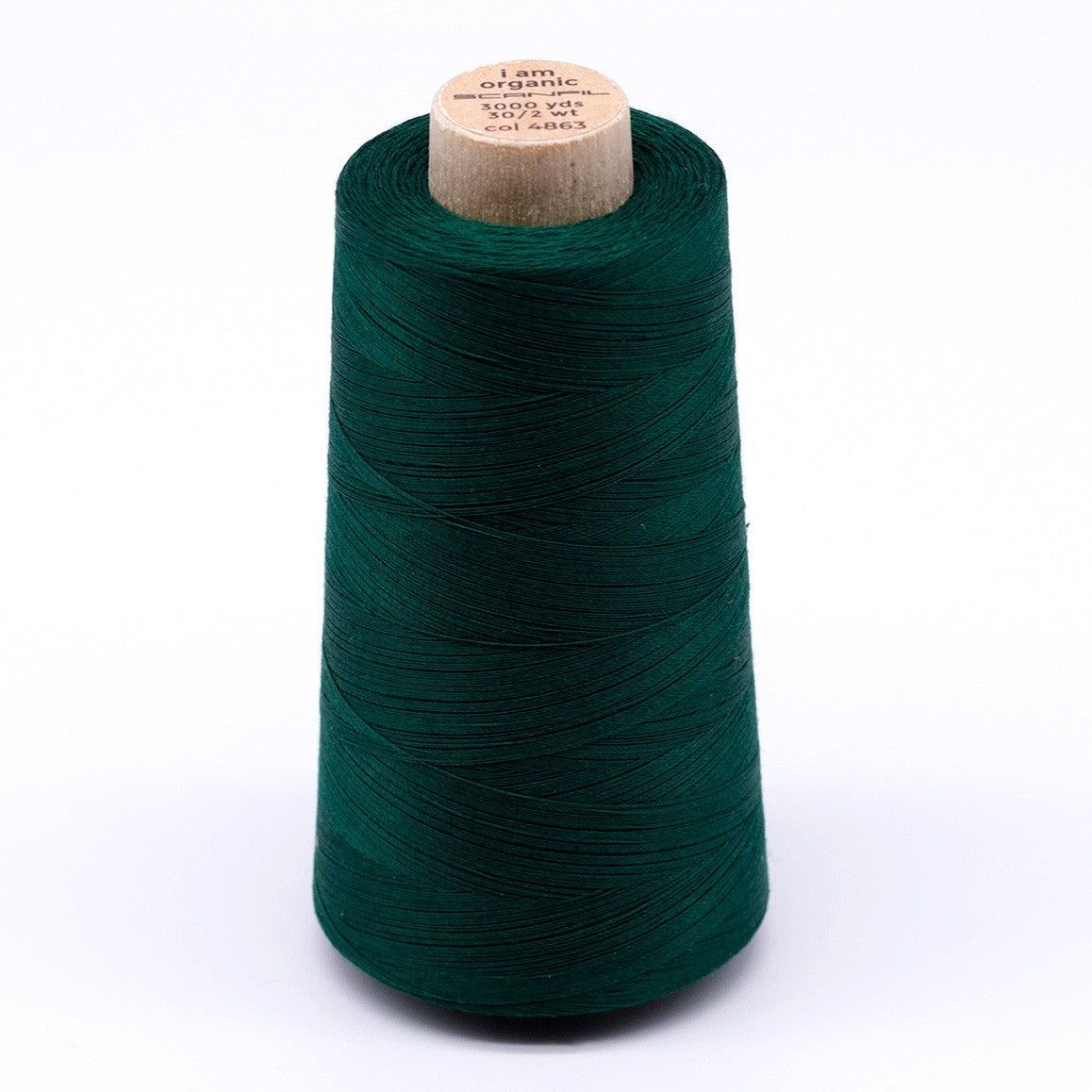 Scanfil Organic Cotton Thread 30wt Solid 3,000yd Galapagos Green