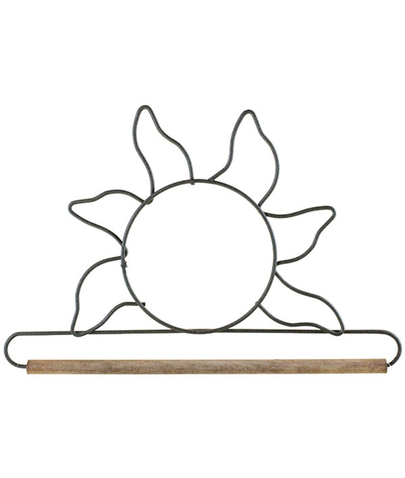 6in Sun with Dowel Gray