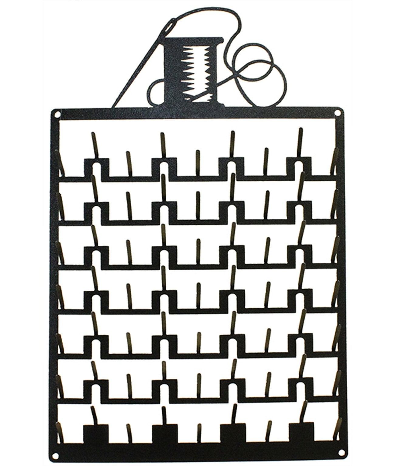 63 Pin Needle and Thread Spool Rack Charcoal