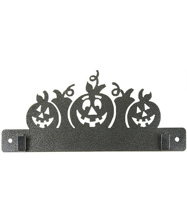 10in Three Pumpkins With Clips