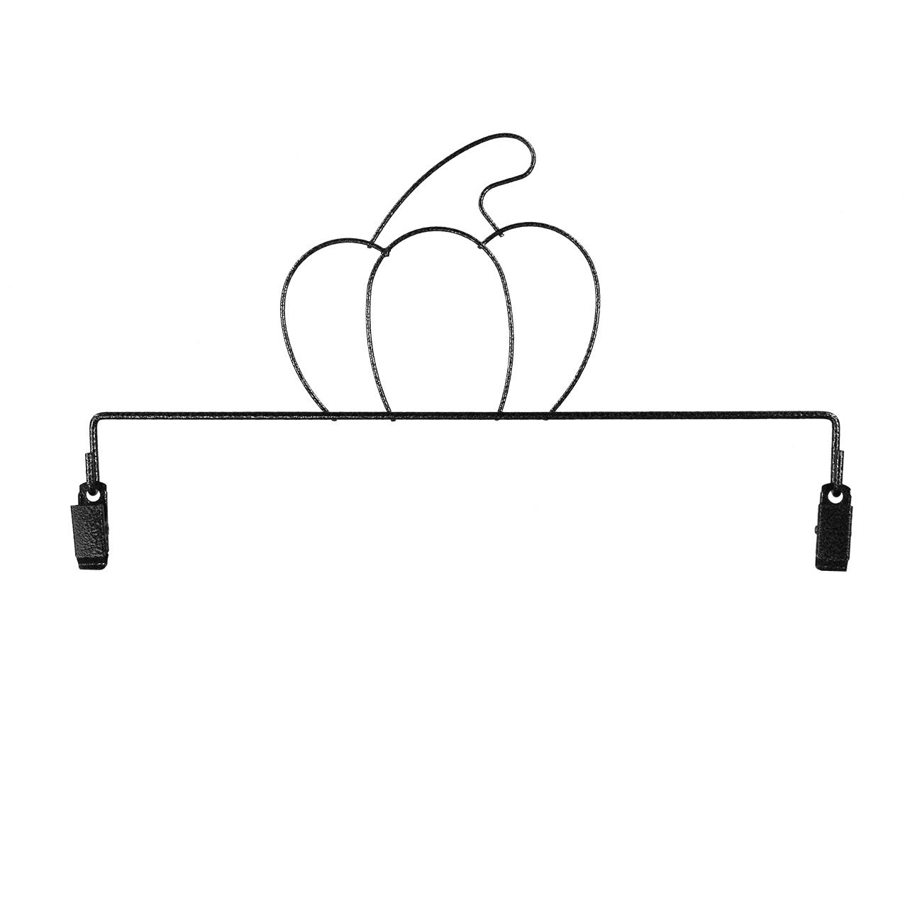 Pumpkin With Clips Charcoal 12in