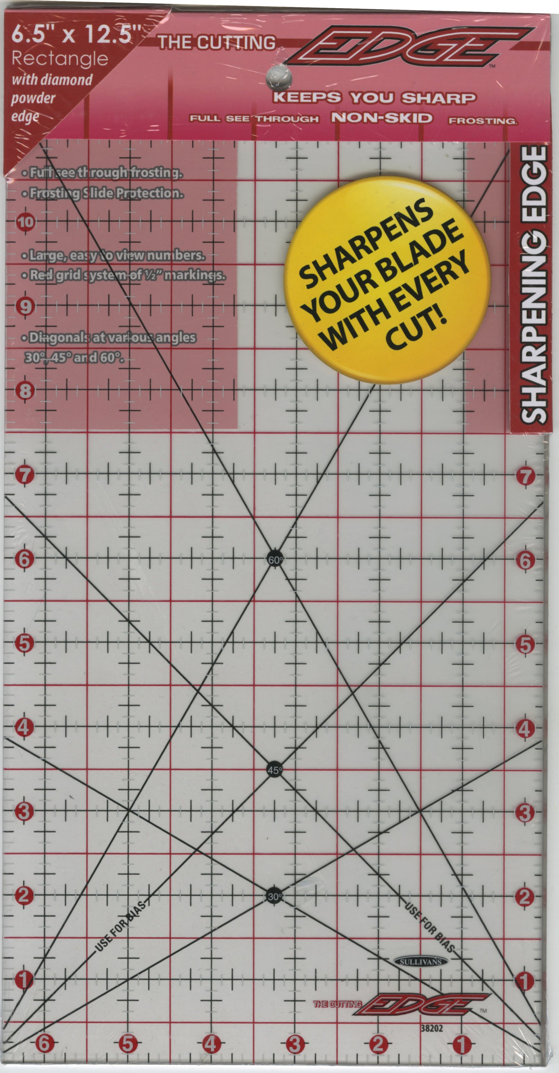 The Cutting Edge Sharpening Edge Ruler 6-1/2in x 12-1/2in