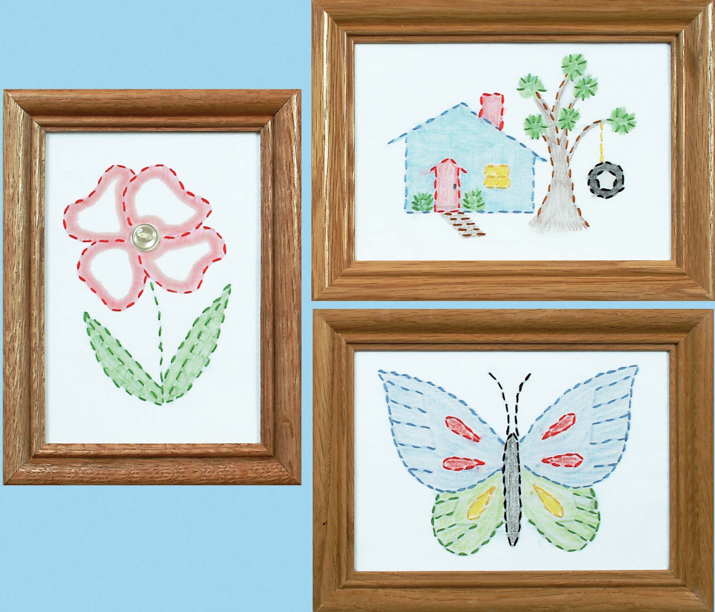 Outside Fun Beginner Embroidery Kits