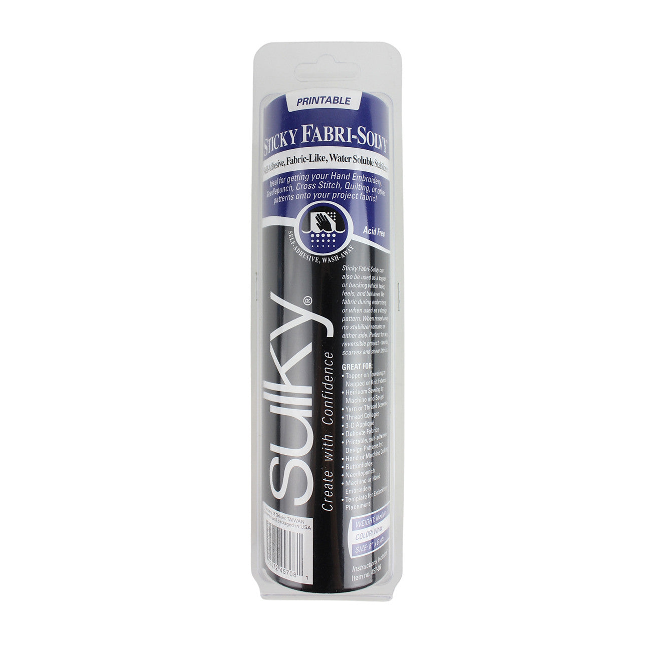 Sticky Fabri Solvy 8in x 6yd