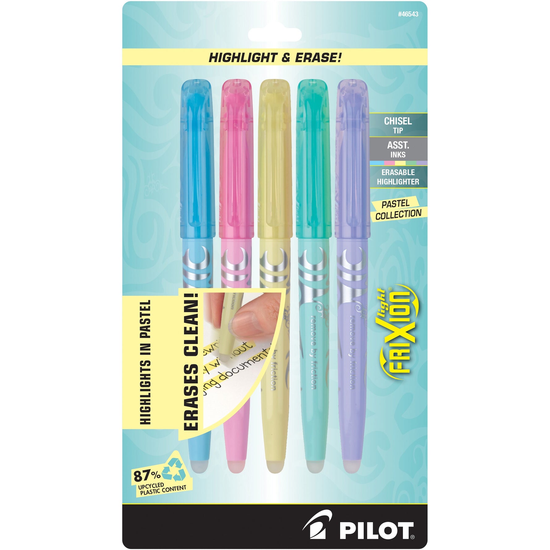 Frixion Light Pastel Assortment 5pk