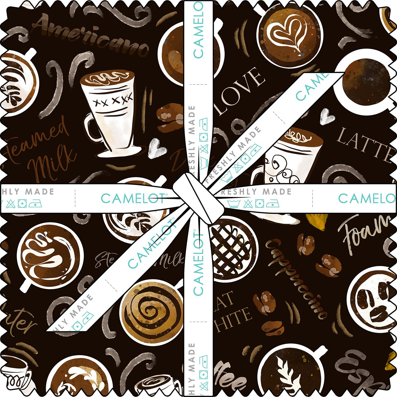 10in Squares The Golden Roast, 42pcs/bundle