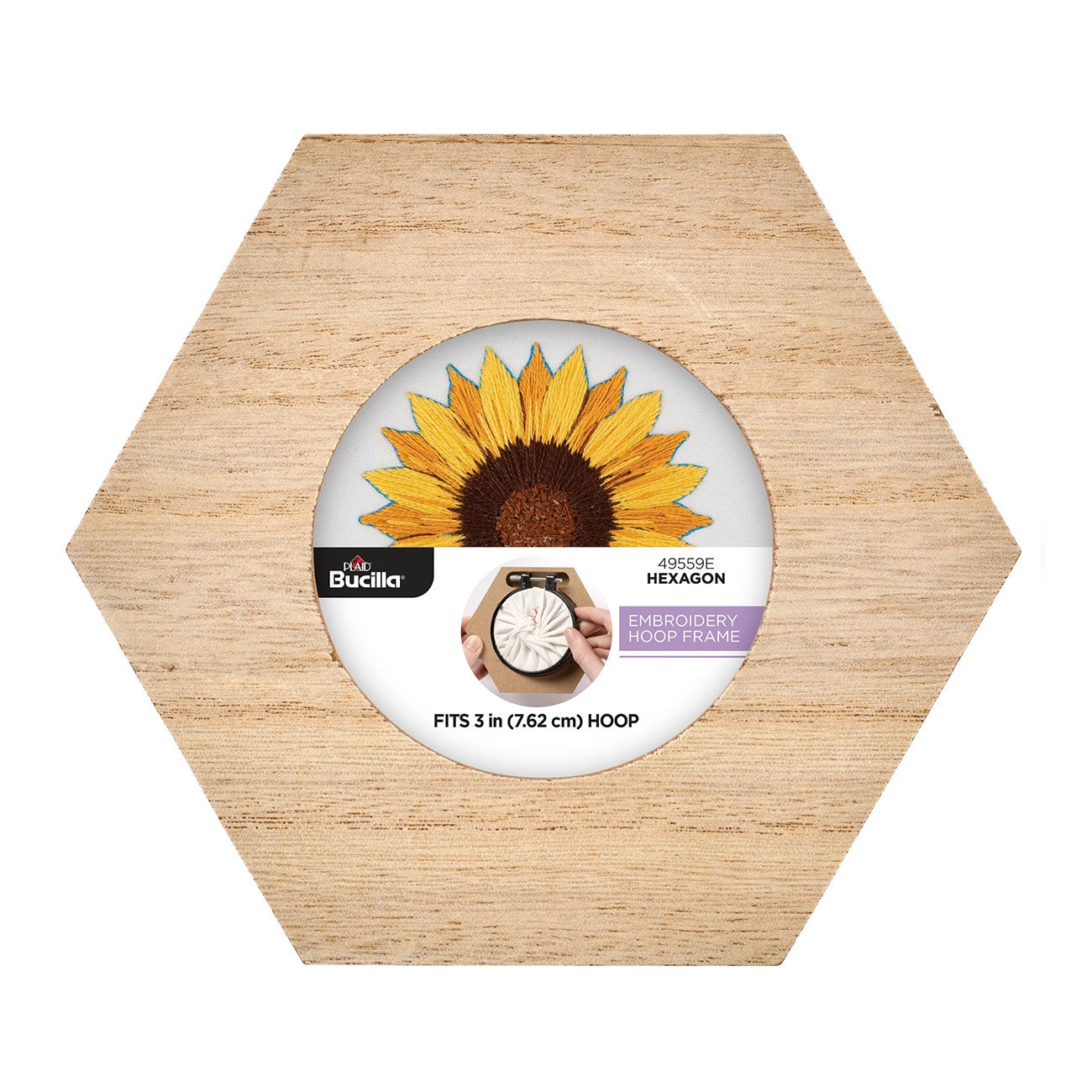 Bucilla Hoop Display 3in Hexagon