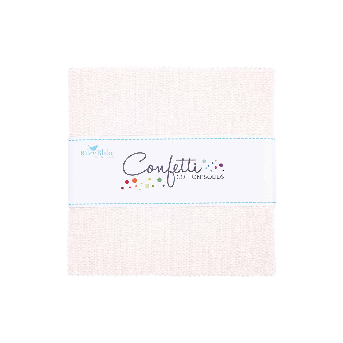 Confetti Cotton Champagne Pink 5in Squares, 42pcs/bundle