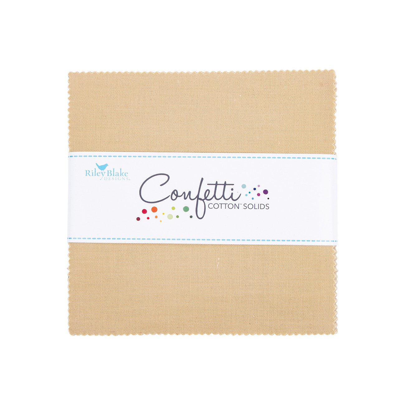 Confetti Cotton Palomino 5in Squares, 42pcs/bundle