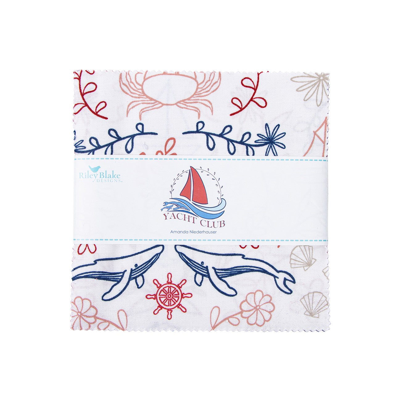 Yacht Club 5in Squares, 42pcs/bundle