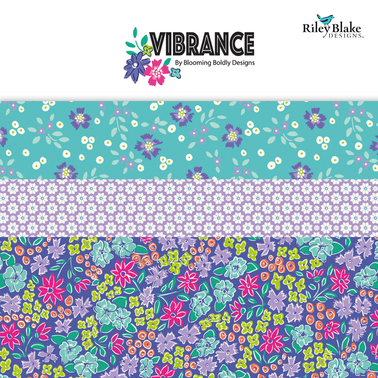 Vibrance 5in Squares, 42pcs/bundle