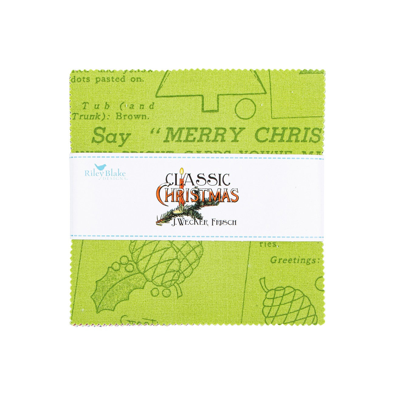 Classic Christmas 5in Squares, 42pcs/bundle