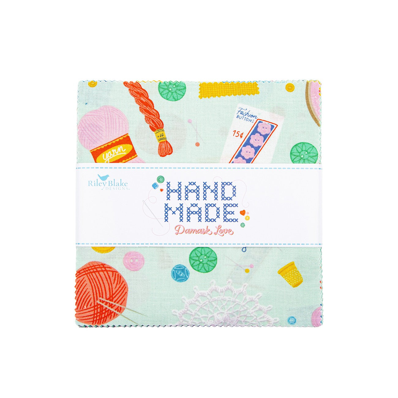 Hand Made 5in Squares, 42pcs/bundle