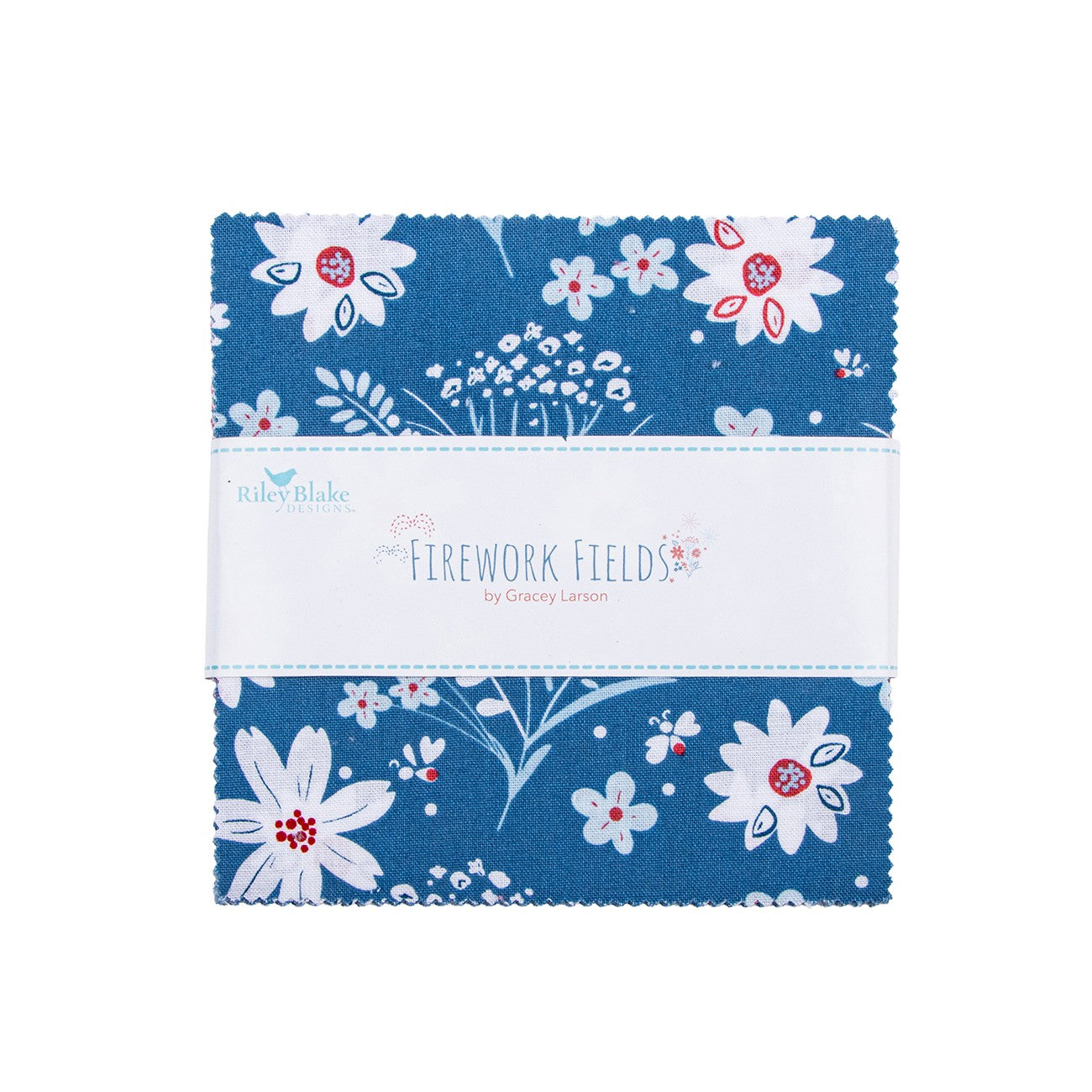 Firework Fields 5in Squares, 42pcs