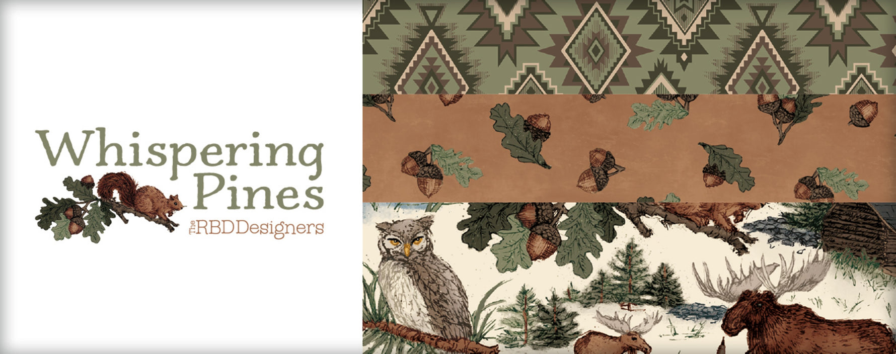 Whispering Pines 5in Squares, 42pcs/bundle