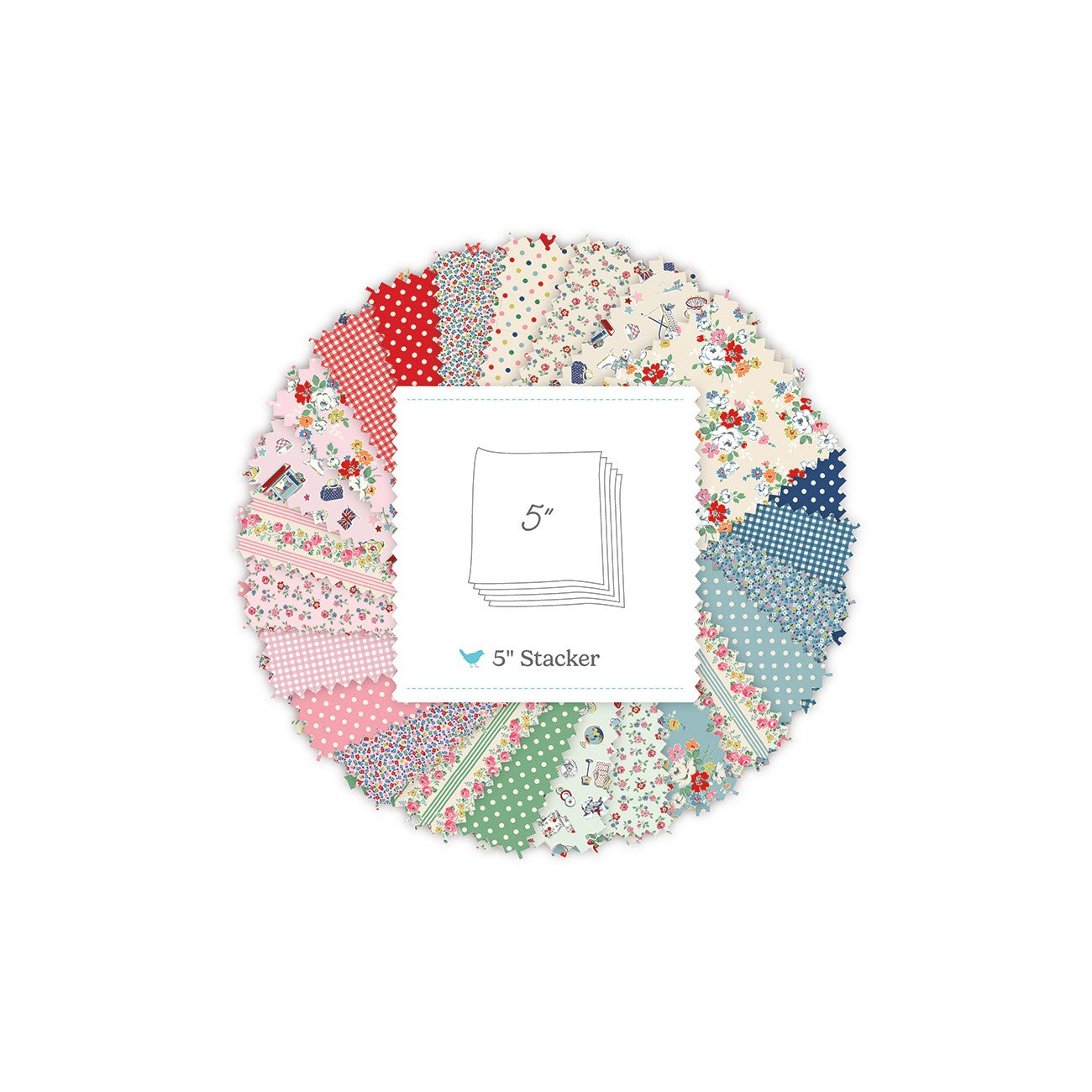 Cath Kidston® Signature Collection 5in Squares, 42pcs