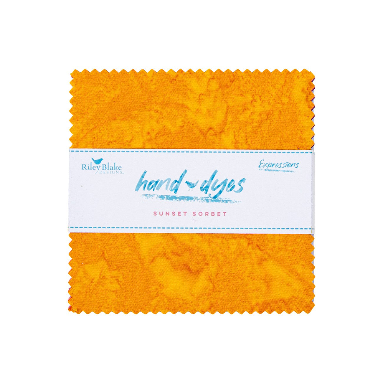 Batiks Hand-Dyes Sunset Sorbet 5in Squares, 42pcs/bundle