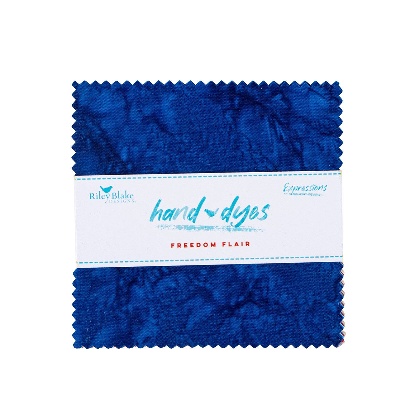 Batiks Hand-Dyes Freedom Flair 5in Squares, 42pcs/bundle