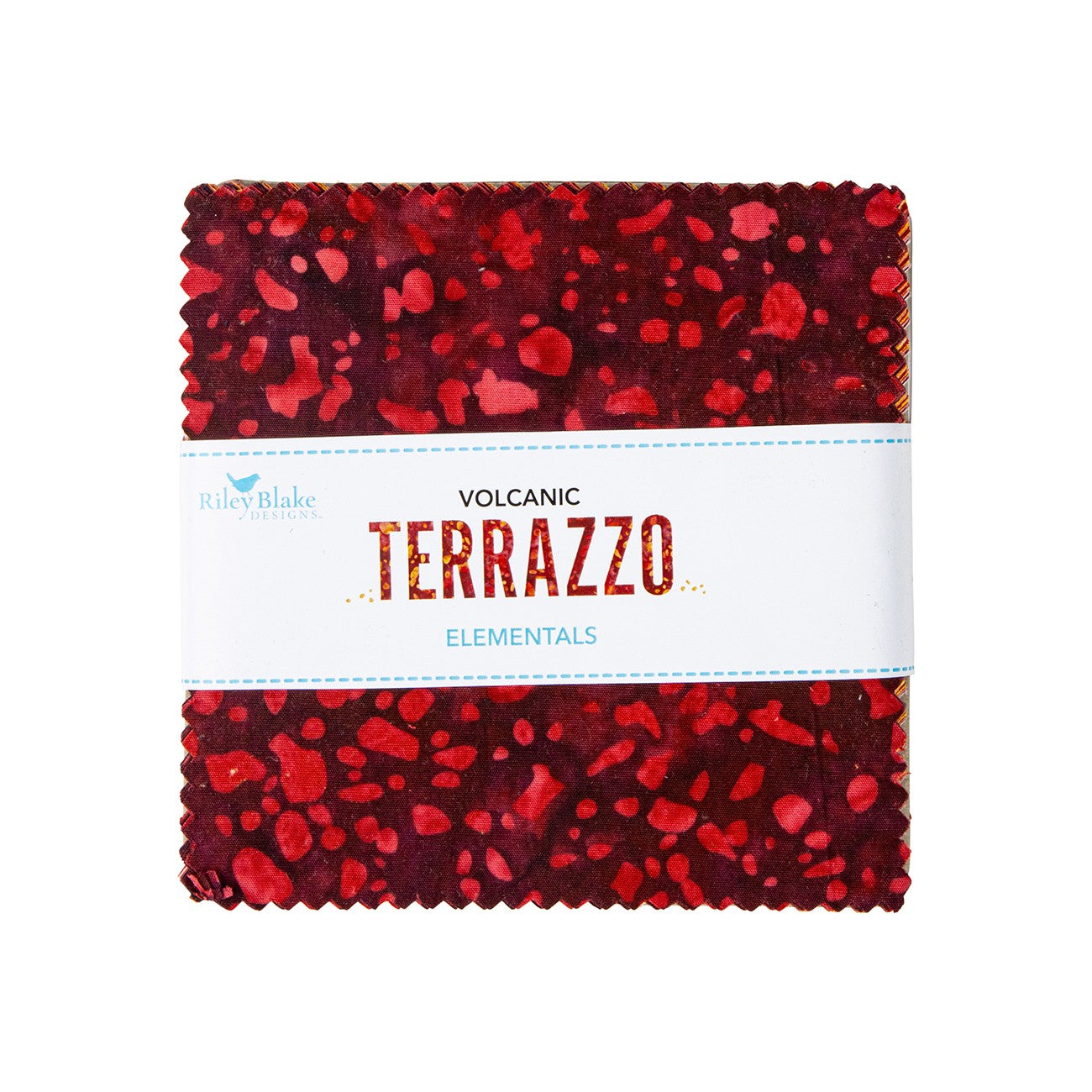 Batiks Elementals Terrazzo Volcanic 5in Squares B, 42pcs