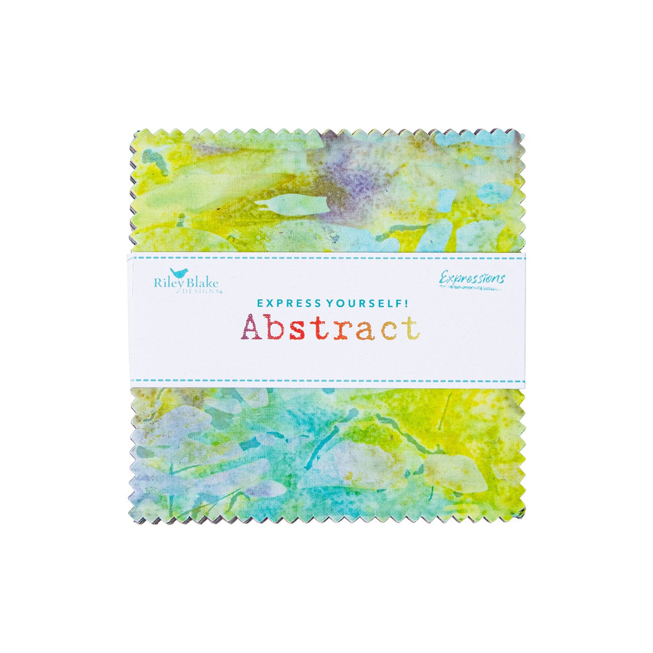 Batiks Express Yourself Abstract 5in Squares, 42pcs/bundle