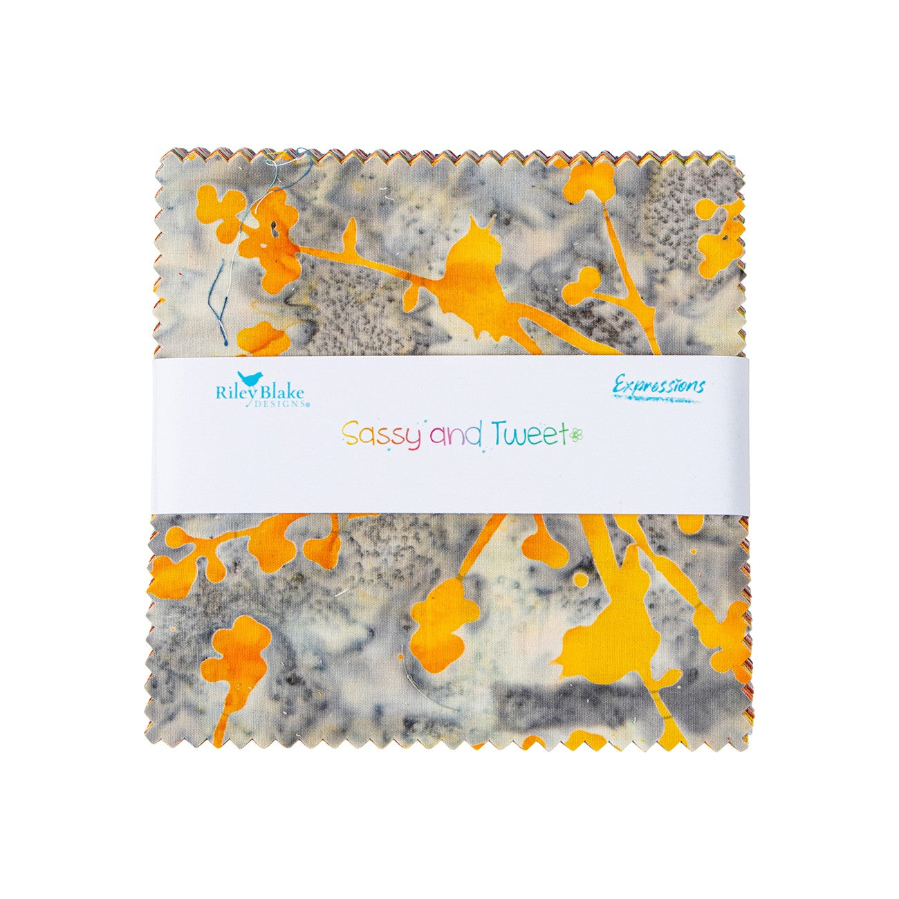 Batiks Sassy and Tweet 5in Squares, 42pcs/bundle