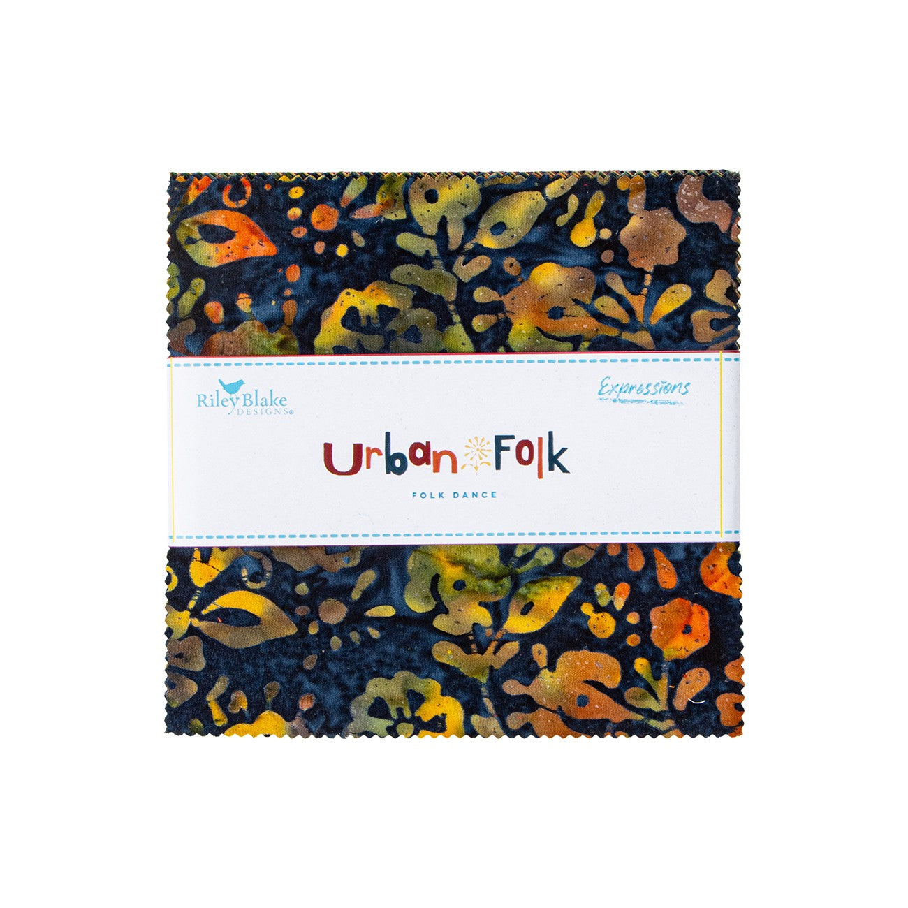 Batiks Urban Folk 5 Inch Stacker A, 42pcs/bundle