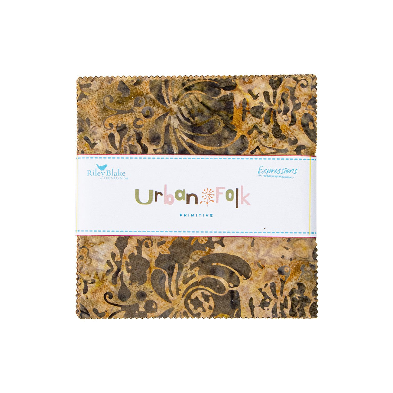 Batiks Urban Folk 5 Inch Stacker B, 42pcs/bundle