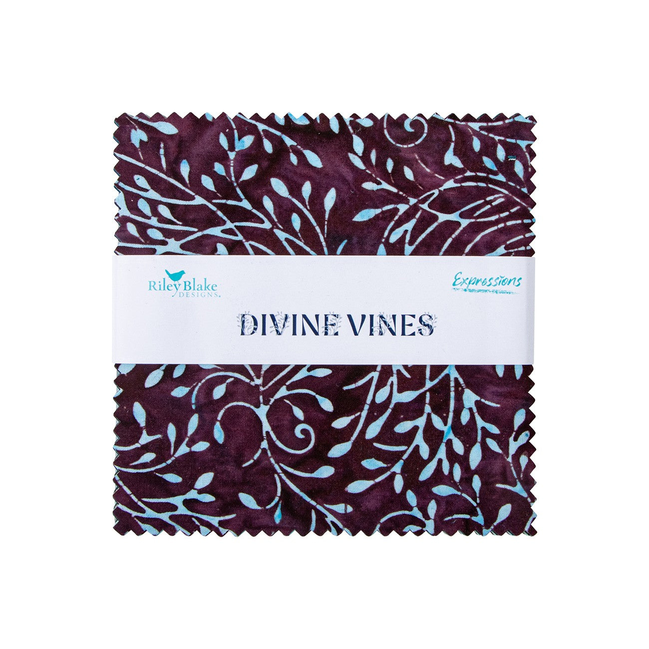Batiks Divine Vines 5in Squares, 42pcs/bundle