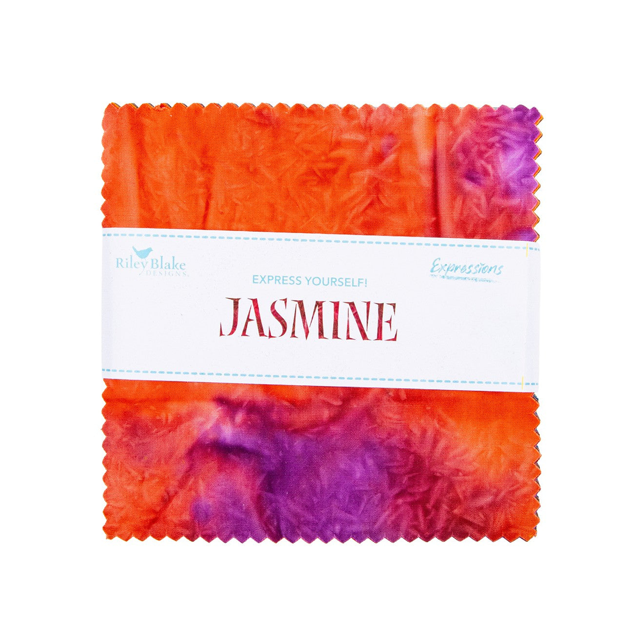 Batiks Jasmine 5in Squares, 42pcs