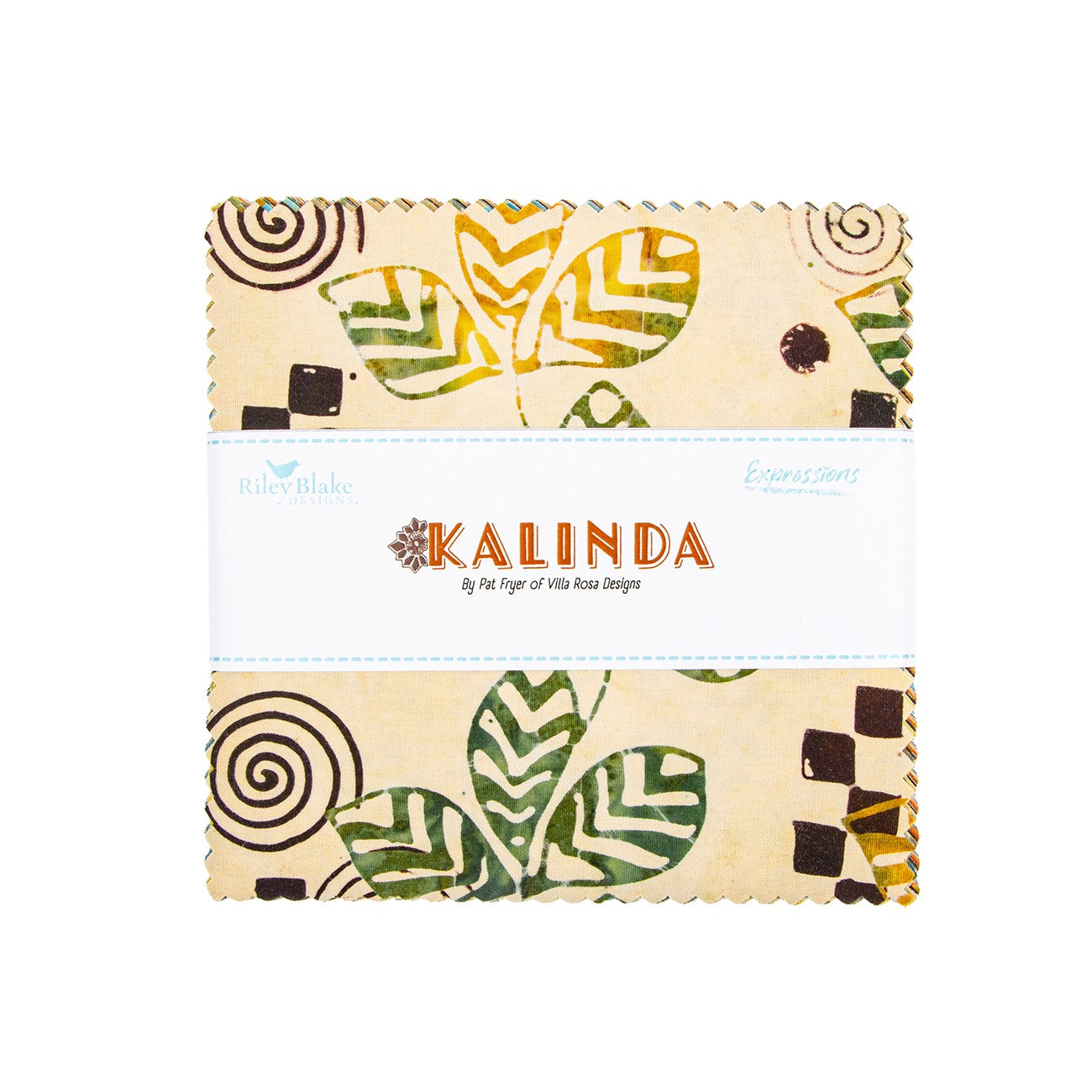 Batiks Kalinda 5in Squares, 42pcs/bundle