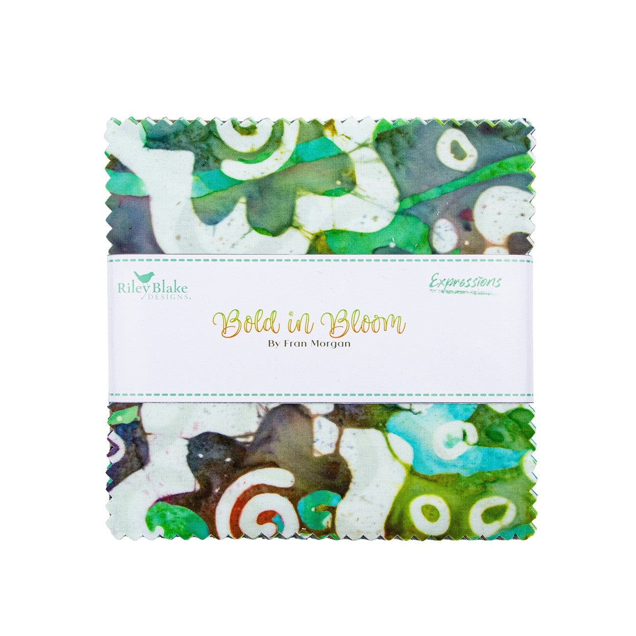 Batiks Bold in Bloom 5in Squares, 42pcs