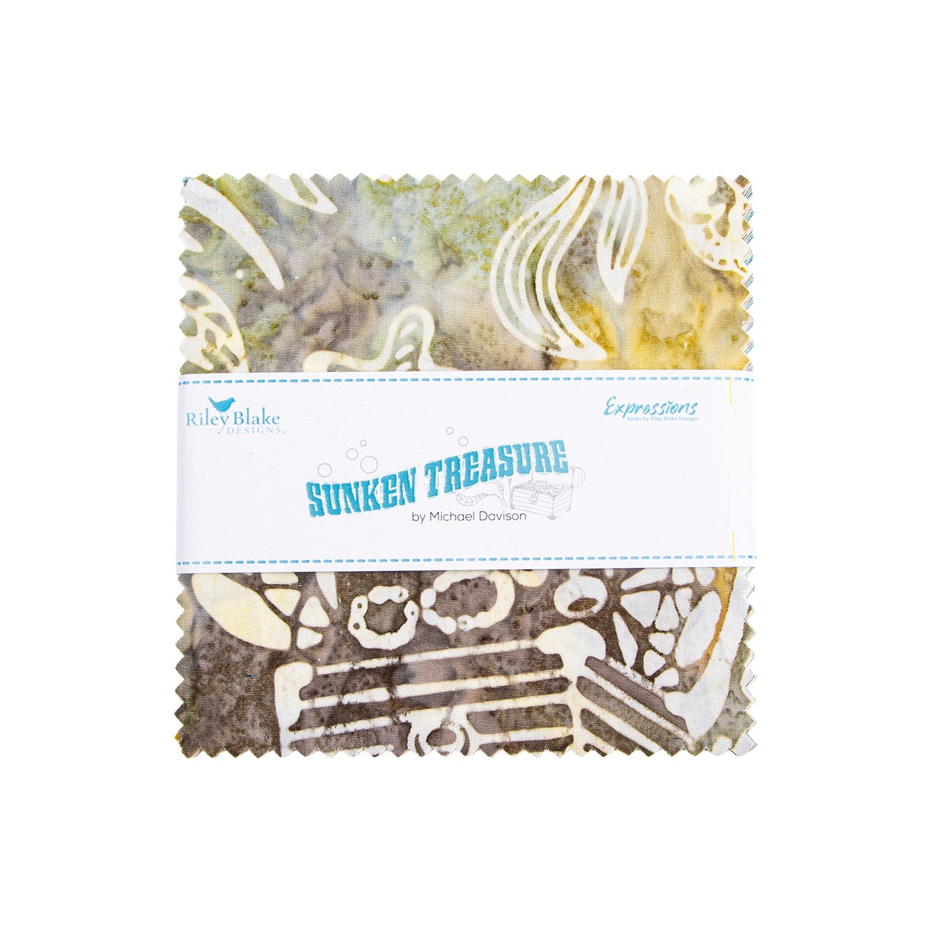 Batiks Sunken Treasure 5in Squares 42 Pcs.