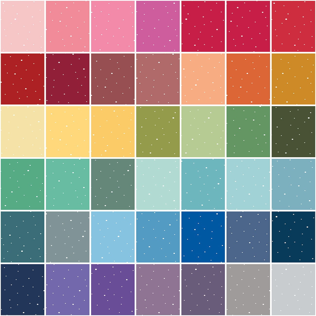 Dapple Dot 5in Squares, 42pcs (Some C640 SKUs)